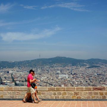 Vista parcial de Barcelona