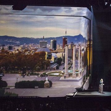 Adele Performs At Palau Sant Jordi, Barcelona