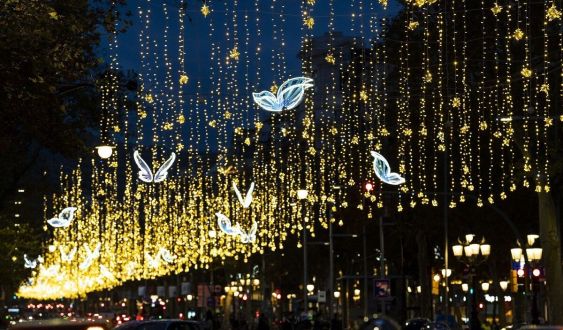 Llums Nadal Passeig de Gràcia - Mònica Moreno