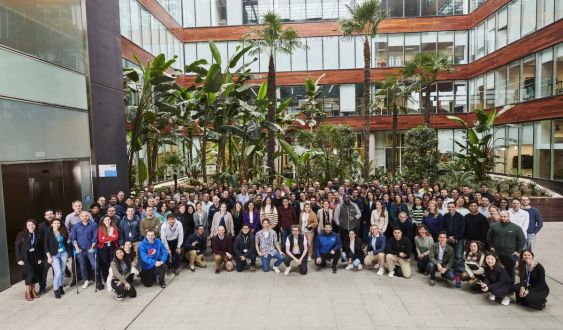Equipo del hub digital mundial de PepsiCo en las oficinas en Barcelona
