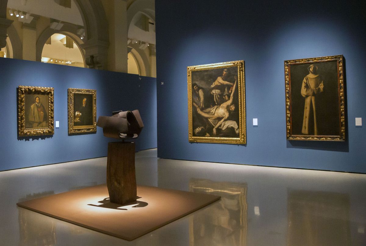 DIÀLEGS INTRUSOS. Tot és present. Chillida, Zurbarán, Ribera. Foto Marta Mérida