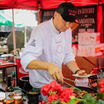 Daniel Rueda en el Born Street Food