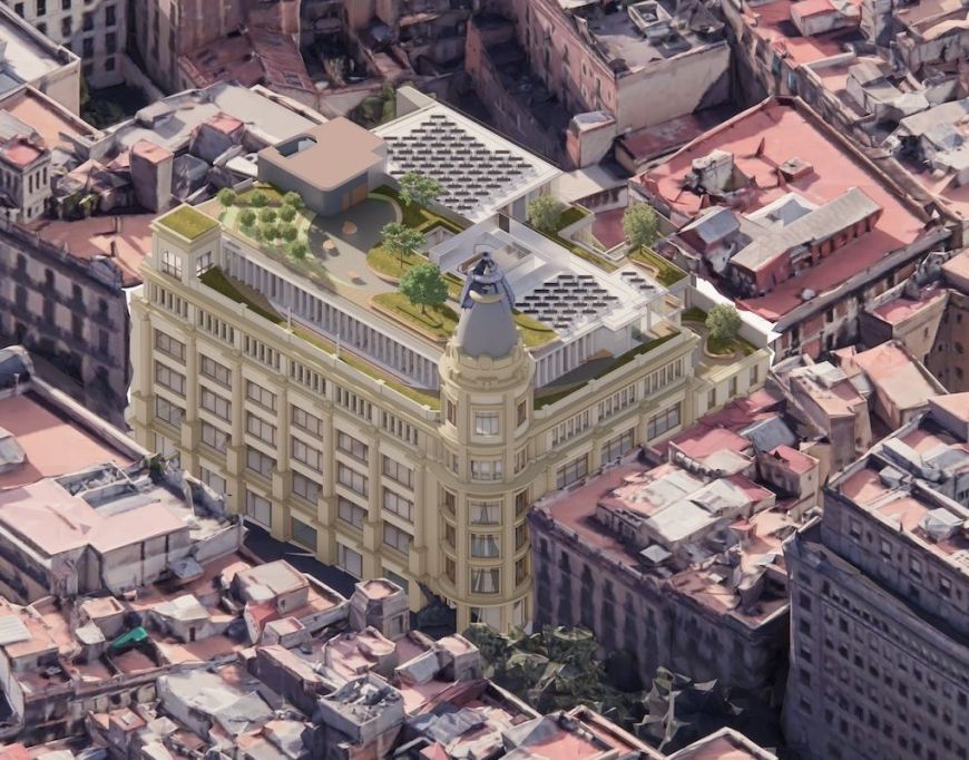 Reforma del hasta ahora Corte Inglés de Portal de l'Àngel