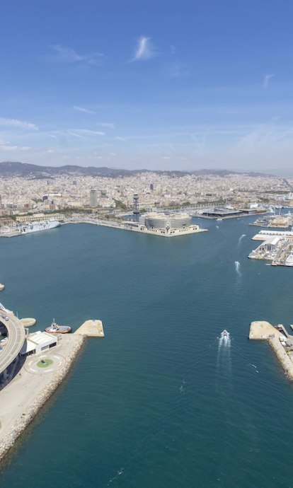 Vista aèria Port Barcelona