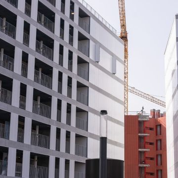 Visita d'obres als nous habitatges de La Marina