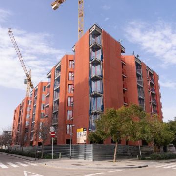 Visita d'obres als nous habitatges de La Marina