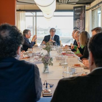 Tatxo Benet en la Cámara de Barcelona