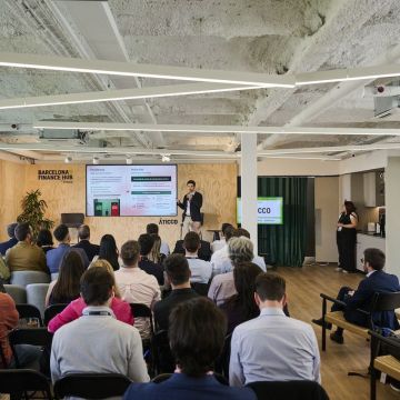 Evento en el Finance Hub de Barcelona. 