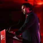 Vicenç del Mar, president de l'AIJEC, a la gala de celebració dels 40 anys de l'associació