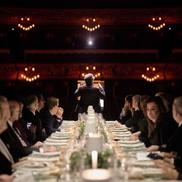 Celebració del sopar de La nit del Liceu i l'Empresa © Gran Teatre del Liceu - Mario Wurzburger.
