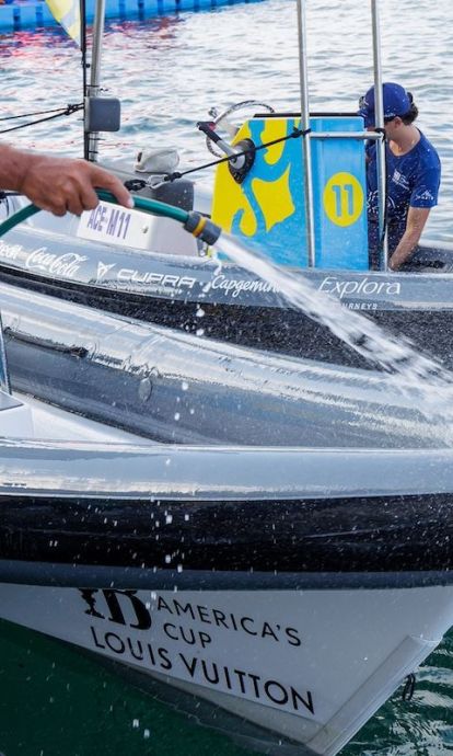 Copa del América barco Aigües de Barcelona