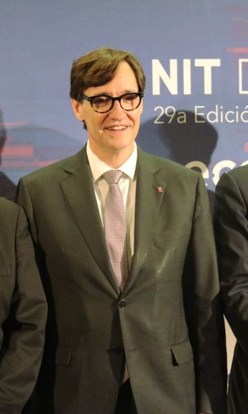 Jordi Hereu, Salvador Illa y Xavier Panés Cecot - Gerard Artigas ACN Jordi Hereu, Salvador Illa y Xavier Panés Cecot - Gerard Artigas ACN