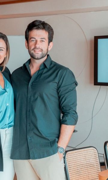 Sonia Torras y Eduard Martí de la plataforma Eholo