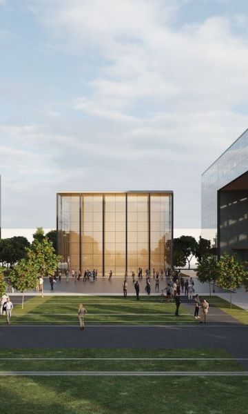Imagen virtual de la ampliación del DFactory