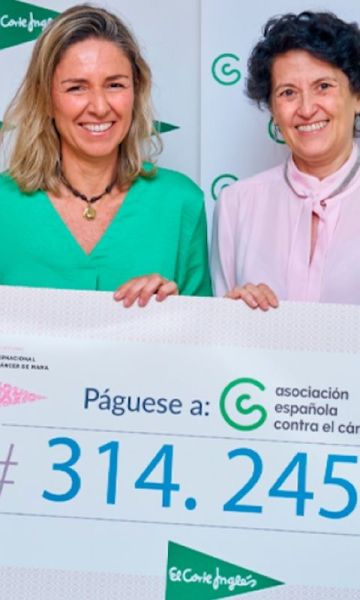 Donación El Corte Inglés a Asociación española cáncer mama