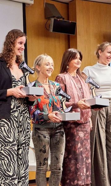 Santi Nolla (Mundo Deportivo), Iris Tió, Susana Closa (Aj.BCN), Marta Segú (FFCB), Isabel Pérez (UFEC), Santi Nolla (Mundo Deportivo), Iris Tió, Susana Closa (Aj.BCN), Marta Segú (FFCB), Isabel Pérez (UFEC),