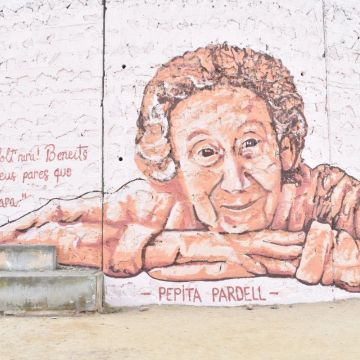 Mural homenaje a Pepita Pardell