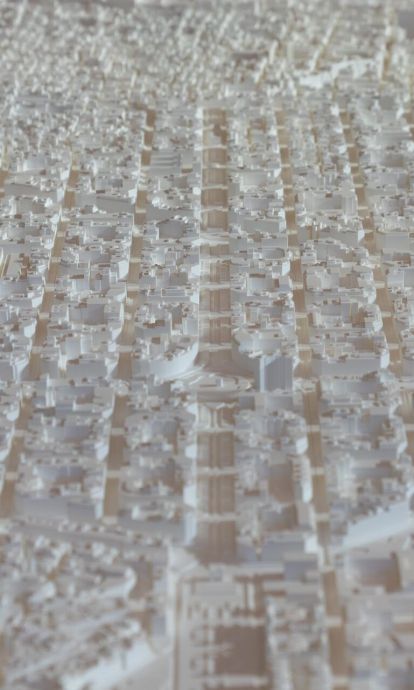 El projecte Pla de Barcelona 2026–2035, imprès íntegrament en 3D, s’ha instal·lat a l’antiga seu de Gustavo Gili
