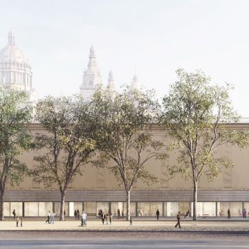 Exterior del Palau Victòria Eugènia, entrada al Nou MNAC