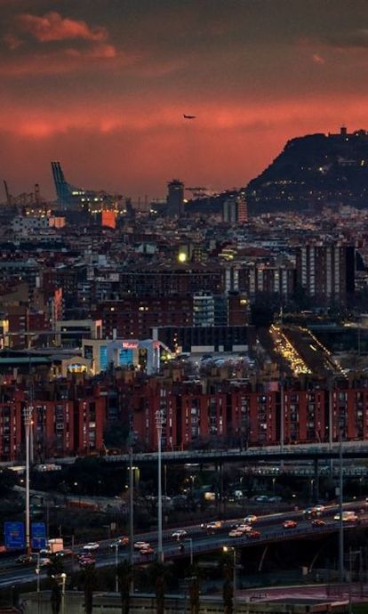 Vista panoràmica Barcelona capvespre. © Laura Guerrero