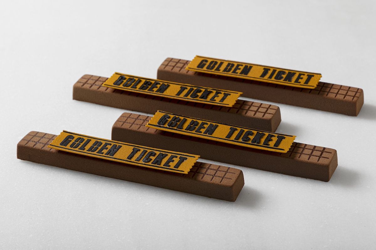 El torró Golden Ticket de Hofmann brilla com una peça de col·leccionista