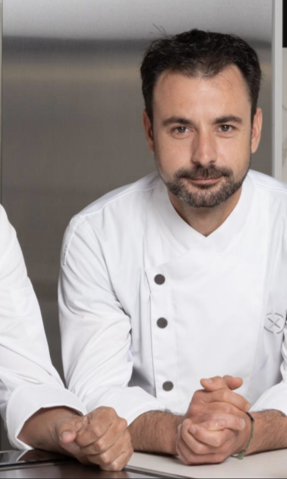 Oriol Castro, Eduard Xatruch i Mateu Casañas, xefs del restaurant Disfrutar Oriol Castro, Eduard Xatruch i Mateu Casañas, xefs del restaurant Disfrutar