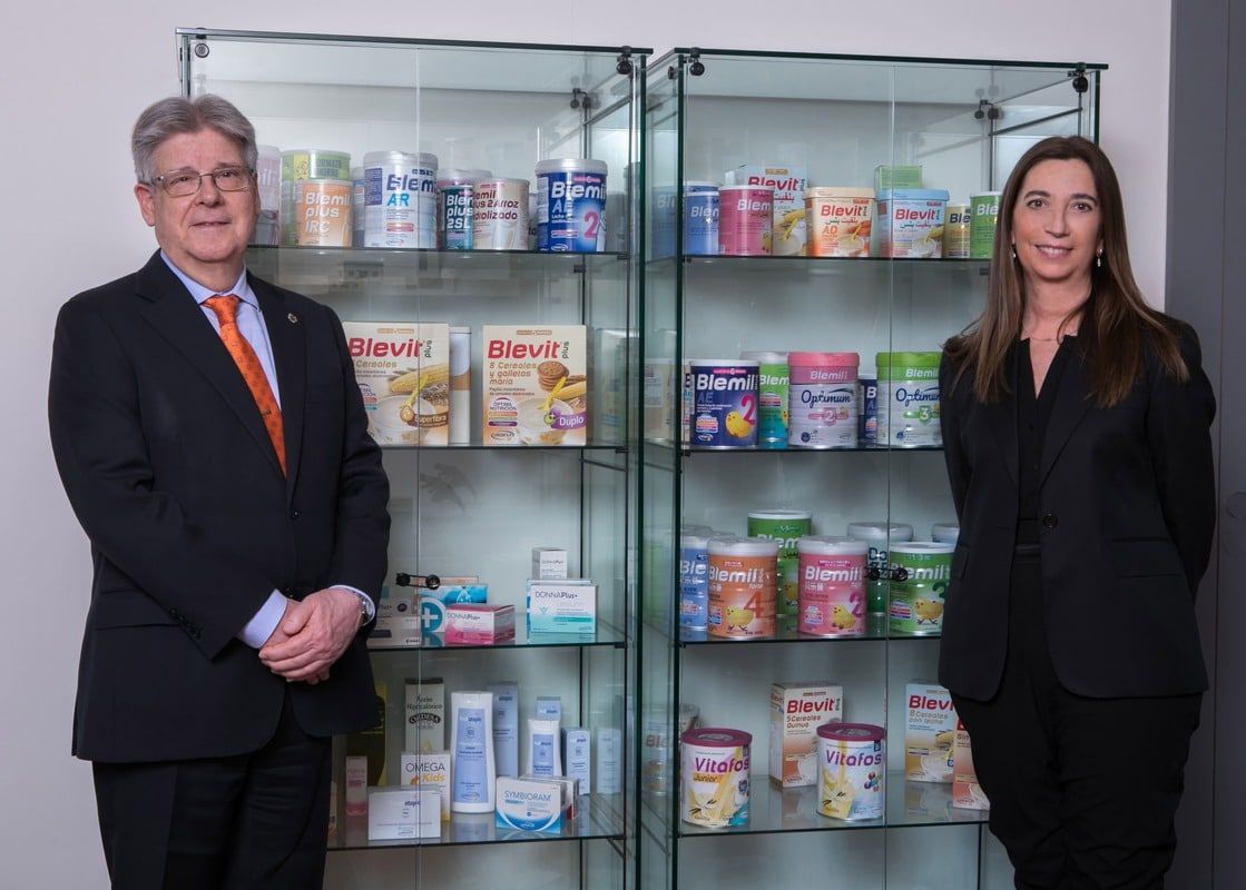 Joan Permanyer, presidente de Laboratorios Ordesa y Anna Ferret