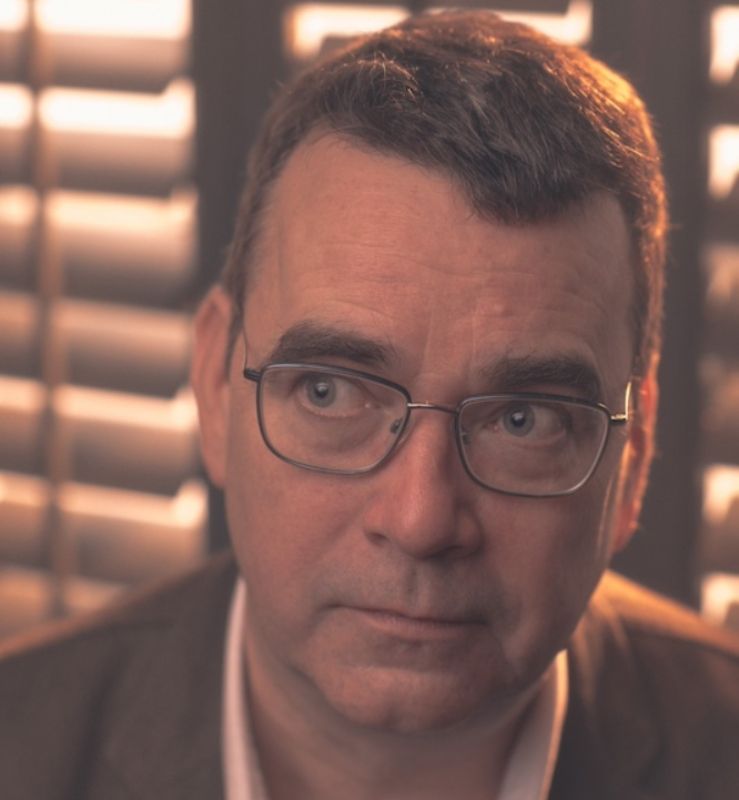 Author Mick Herron by Mikael Buck