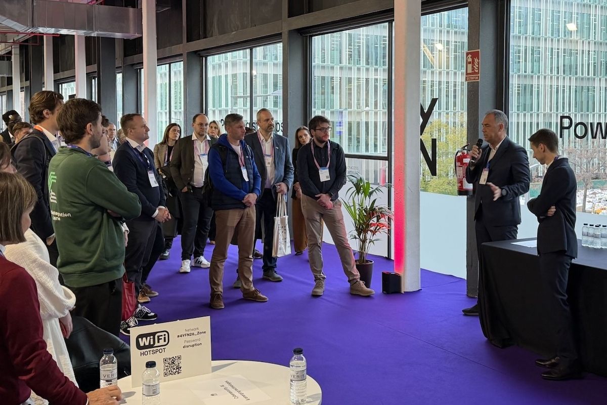 Utrera durant una trobada del BFC en el 4YFN. 