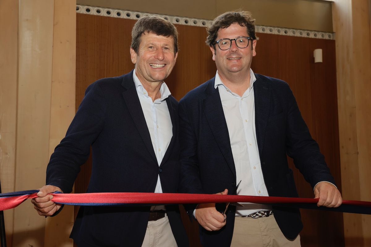 Expresidente Club de Polo, Curro Espinós, y actual presidente, Pablo Sánchez.