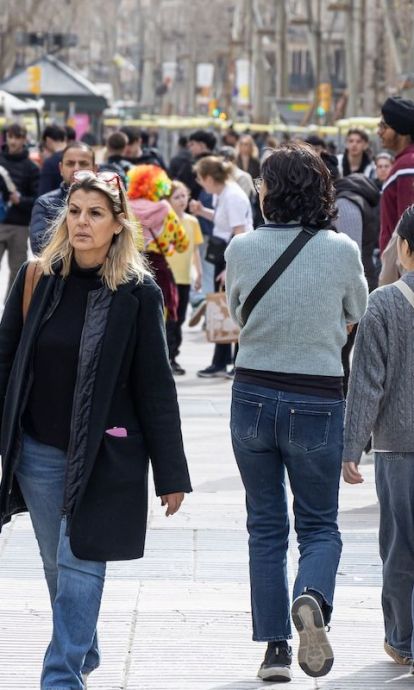 La Rambla en obres per Àngel Bravo