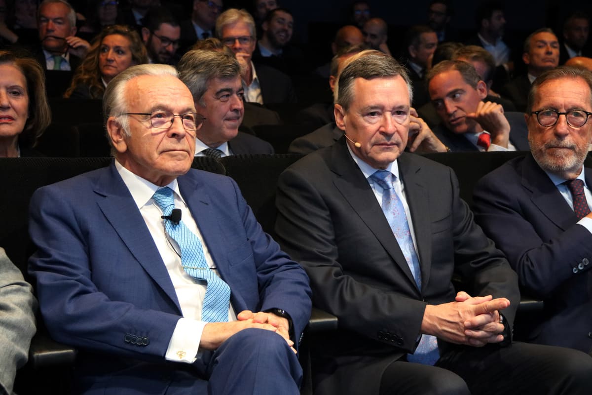 Isidre Fainé i Àngel Simón