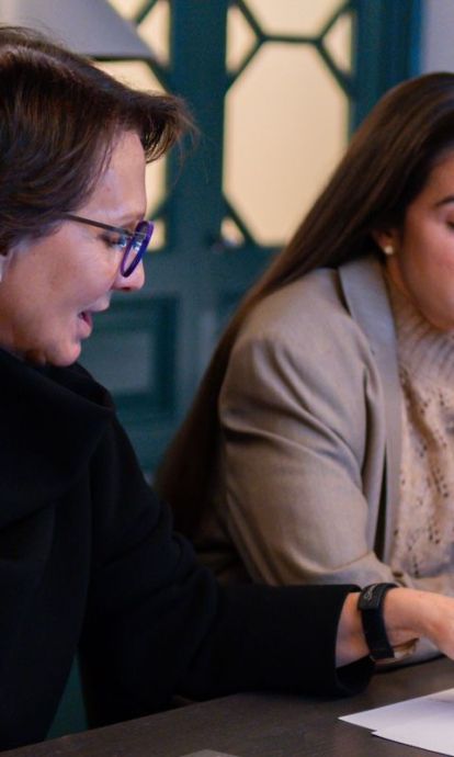 Adela Cabré y Coco Constans, una de las duplas creativas