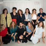Elvira Bisbe, Elma Saiz, Olga Morales, Mar Alarcón, Astrid Altadill y Patricia Ayma. (abajo) Anna Gener, Eva Vila-Massanas, Reichel Delgado, Beatriz de Vicente i Helena Garcia Melero © Cedida
