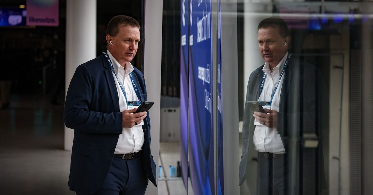 Assistent al Mobile World Congress. © Aina Martí / ACN