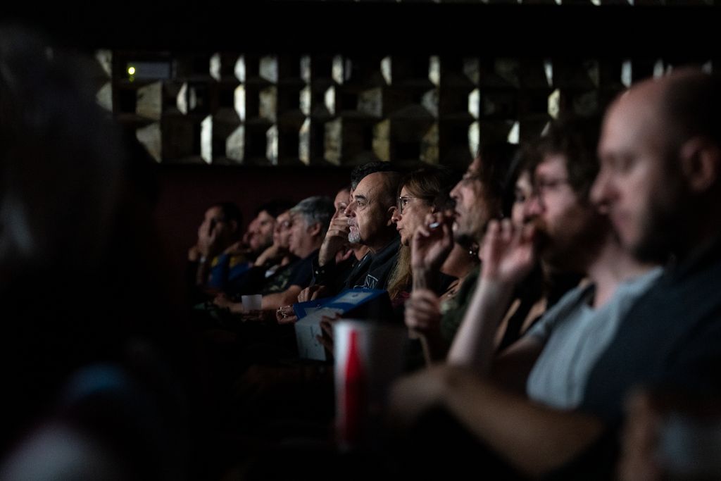 Público asistiendo a la Fiesta del Cine