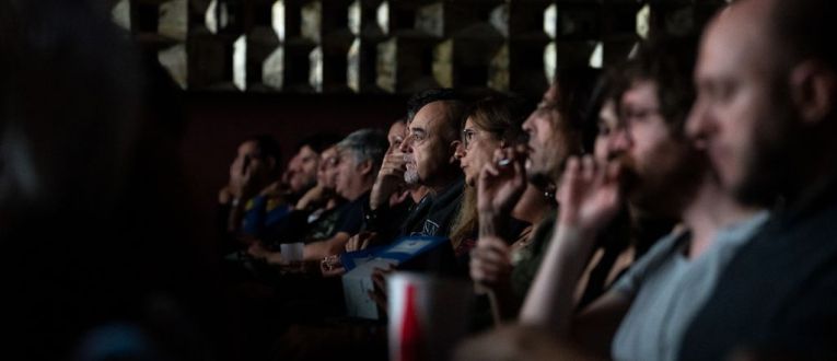 Público asistiendo a la Fiesta del Cine