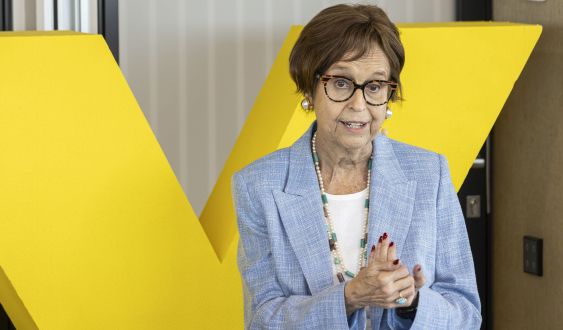 Maria Àngels Vallvé durante la sesión de True Leaders. © Marc Llibre