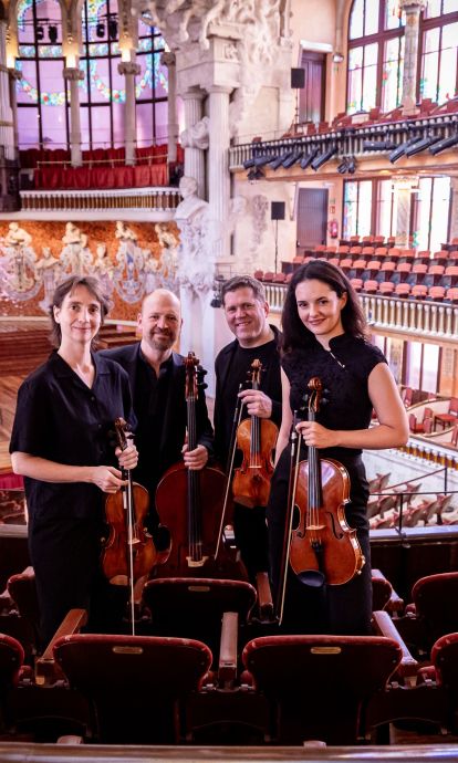 El Quartet Casals actuará  en el Palau de la Música el 9 de junio. ©Àngel Bravo 