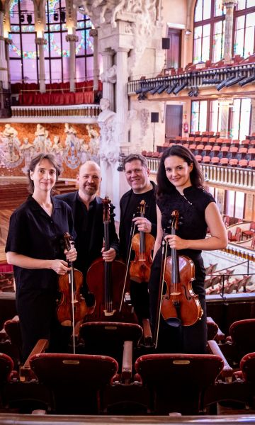 El Quartet Casals actuará  en el Palau de la Música el 9 de junio. ©Àngel Bravo 