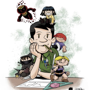 La imagen de DaniZar en versión cómic La imagen de DaniZar en versión cómic