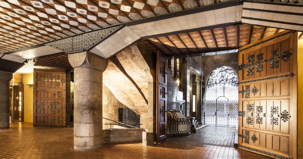 El vestíbul del Palau Güell. © Diputació de Barcelona