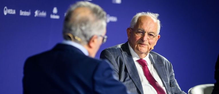 Martin Wolf durante la Reunión del Cercle d'Economia.