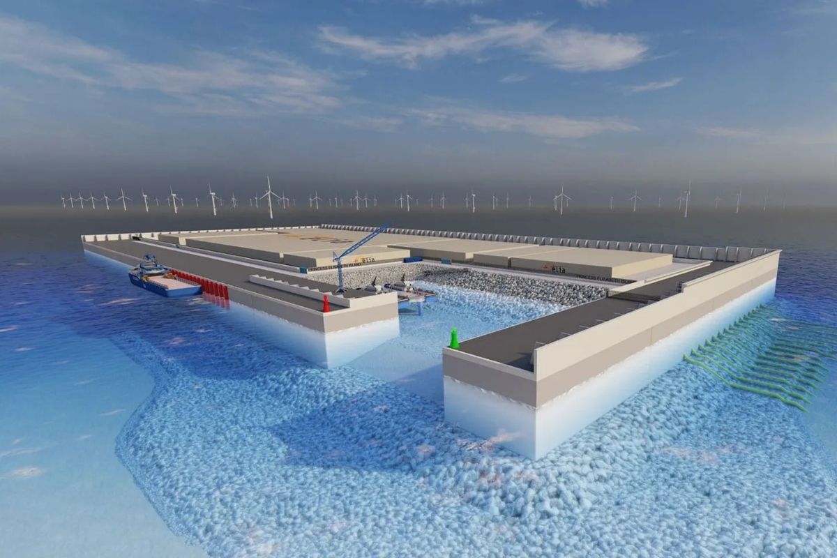 Isla energética artificial