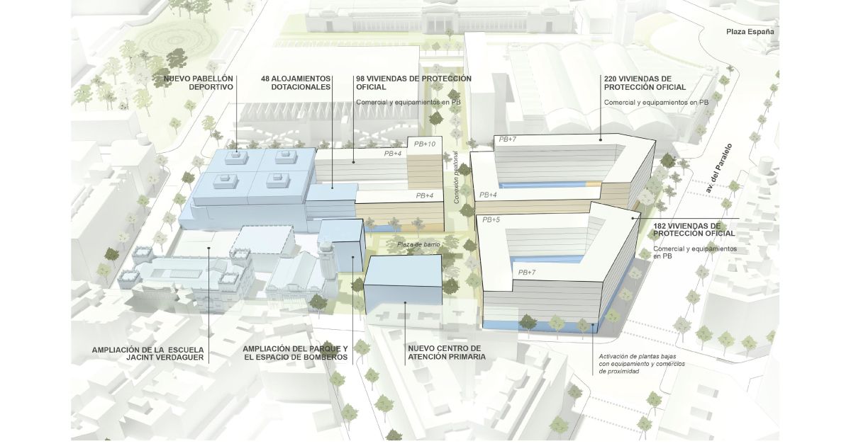 La Fira i la Model, millor projecte d’urbanisme. ©Ajuntament de Barcelona i Barcelona Regional