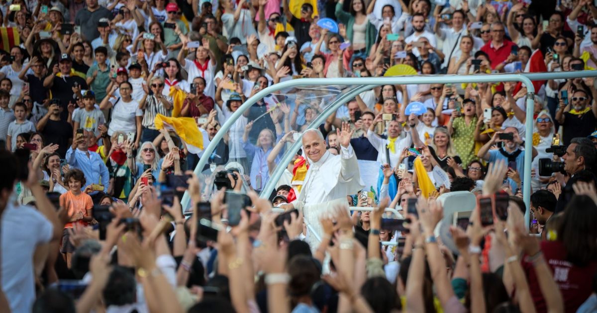 El Papa a l'Estadi Olímpic © Jordi Borràs / ACN El Papa a l'Estadi Olímpic © Jordi Borràs / ACN