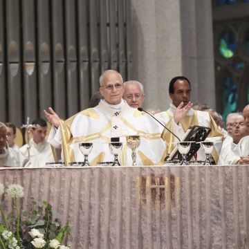 El Papa Lleó a la Sagrada Família. © Nico Tomàs . ACN El Papa Lleó a la Sagrada Família. © Nico Tomàs . ACN