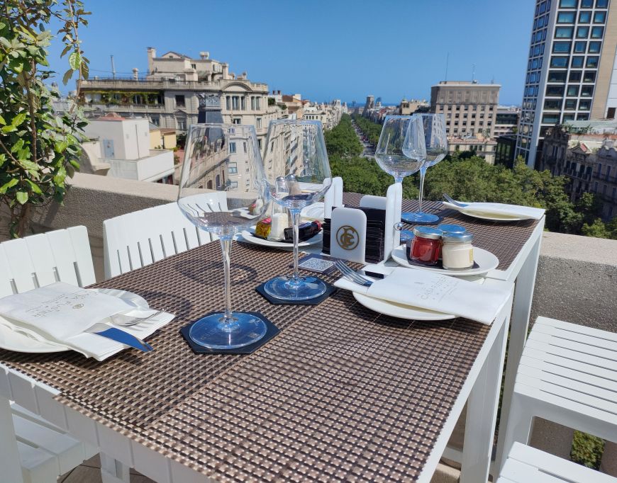Imagen de la terraza de Casa Fuster Imagen de la terraza de Casa Fuster