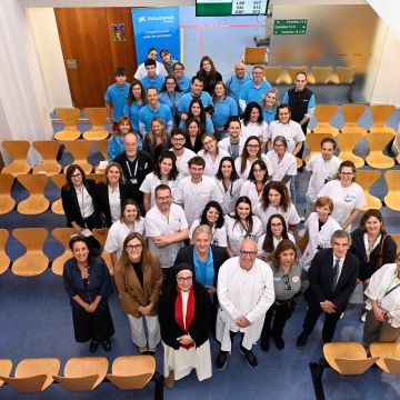 Profesionales vinculados al programa Invulnerables. © Fundació La Caixa