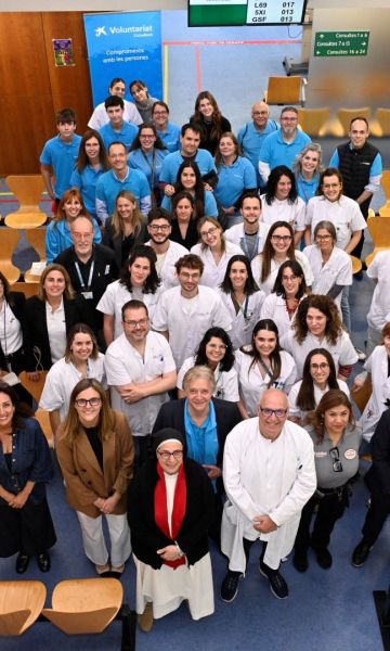 Profesionales vinculados al programa Invulnerables. © Fundació La Caixa